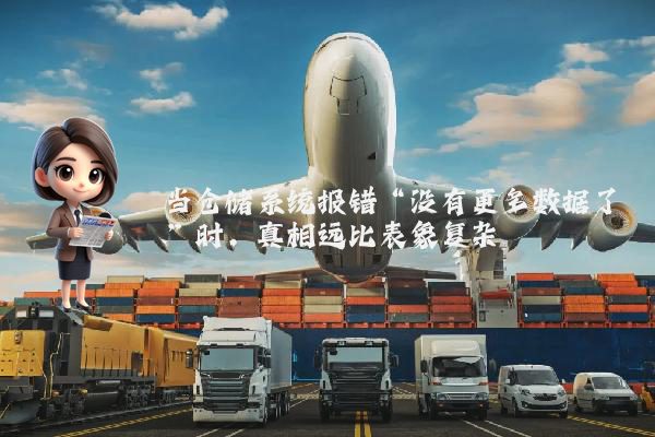 当仓储系统报错“没有更多数据了”时，真相远比表象复杂